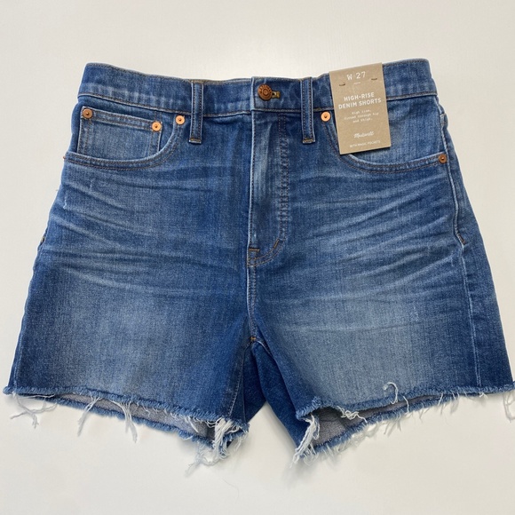 Madewell Highrise Denim Shorts In 